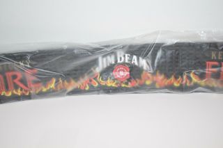 Jim Beam Fireball Kentucky Fire Rubber Bar Top Rail Spill Drip Mat Derby 24 "