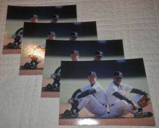 Alan Trammell Lou Whitaker Detroit Tigers Postcard Set Of 4 Count Note Cards