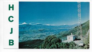 Qsl Radio Hcjb Quito Ecuador Voice Of The Andes 1970 South America Tower Dx Swl