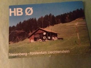 Hb0/df1jc - Triesenberg - Furstentum Liechtenstein - 1984 - Qsl