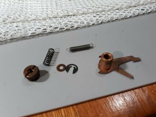 Oem Return Lever,  Springs & Knurled Nut As Pictured - Rca 45 - J - 2 Record Player