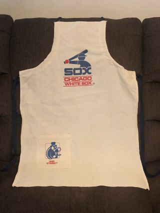 Chicago White Sox Mr Turkey Bbq - Styled Full - Front Apron 1980 