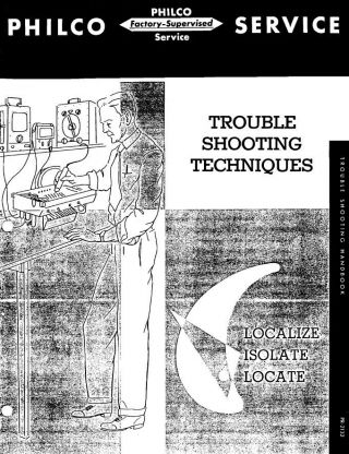 Philco Radio Service – Trouble Shooting Techniques (1952) - Cd
