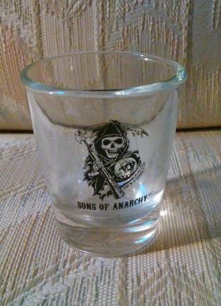 Sons Of Anarchy Shot Glass 2009 Grim Reaper Soa