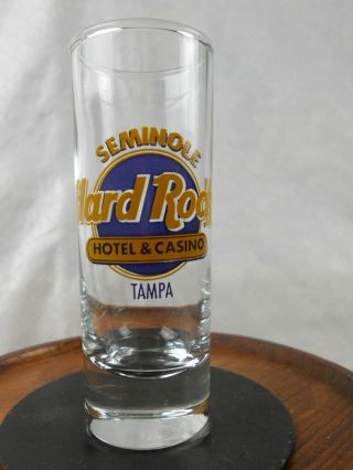 Seminole Hard Rock Hotel & Casino - Tampa - Tall Shot Glass - 4 "