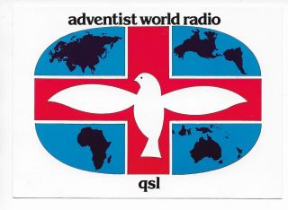 Qsl Adventist World Radio Awr 1978 Sines Portugal Ko Yamamoto Voice Of Hope Dx