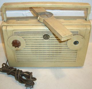 Vintage Portable Tube Radio Rca Victor Model 7 - Bx - ? Or Restoration.