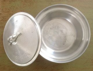 Hammered Aluminum Ice Bucket Made In Italy 10 - 2 Vintage