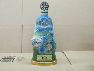 Jim Beam 1972 Michigan Great Lakes State Whiskey Decanter Bottle