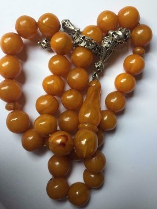 Antique German Faturan Misky Rosary 2