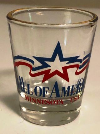 Mall Of America - Souvenir Shot Glass - Bloomington,  Mn