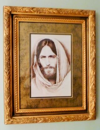 Home & Garden Party Picture Jesus Christ Prince Of Peace Gold & Bronze Print