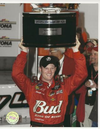 Dale Earnhardt Jr.  8x10 Photo 2004 Daytona Win [lot 561]