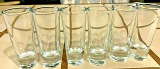 Set Of 6 Crystal Shooters Shot Glasses