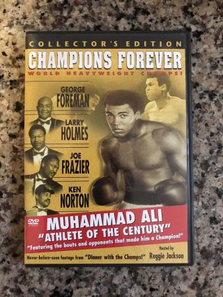 Champions Forever Boxing Dvd Video Muhammad Ali George Foreman Joe Frazier