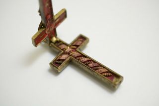 Reliquary Relic Cross Of Jesus With 8 Saint Relicario Shrine Reliquie