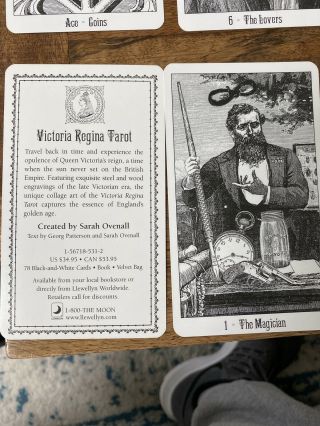 Victoria Regina Tarot - Sarah Ovenall,  78 Tarot Card Deck