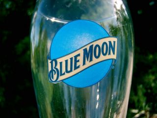 Blue Moon Logo Beer Glass 8 " Price Take A Look