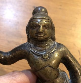 RARE Antique 18 C 19th C Bronze Hindu God Deity Buddha 2