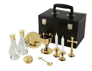 Mass Kit Portable Catholic Priest Complete Set Travel Priest 
