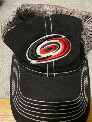 Carolina Hurricanes Nhl Hockey Reebok Center Ice Stretch - Fit Hat - Black