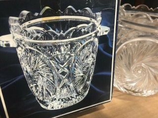 Vintage Empress Ice Bucket Crystal Ice Bucket Made In West Germany