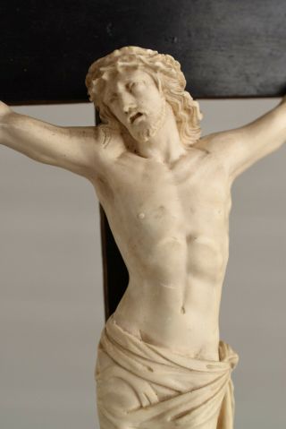 ⭐ Antique French Religious Cross,  Wall Crucifix,  19th Century⭐