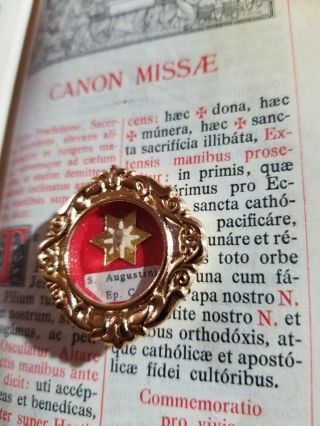 First Class Reliquary Relic/saint Augustine Of Hippo/religious Relic