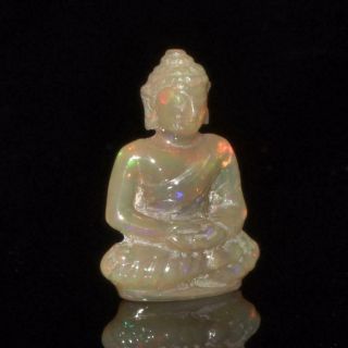 Sculpture of the Buddha Natural Ethiopian Welo Opal Gemstone Carving 4.  50 cts 3