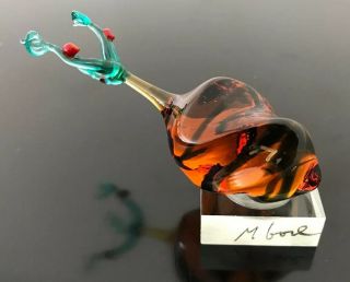 Hand Crafted Murano Glass Dreidle - Michael Gore - Amber Van Vien