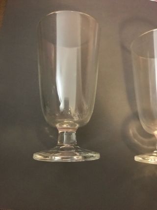 Set of 2 Crystal Vintage Single Malt Whisky Footed Glasses 2