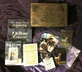 Norse Tarot,  Rune Cards,  Box,  Altar Cloth Bundle