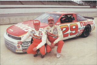1988 Dale Jarrett & Cale Yarborough 29 Hardee 