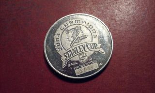 Tampa Bay Lightning Hockey NHL Coin Pavel Kubina 2004 Champions Stanley Cup 3861 2