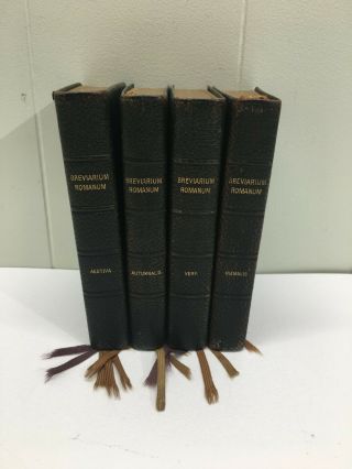 1936 Breviarium Romanum,  Latin Breviary Complete Set