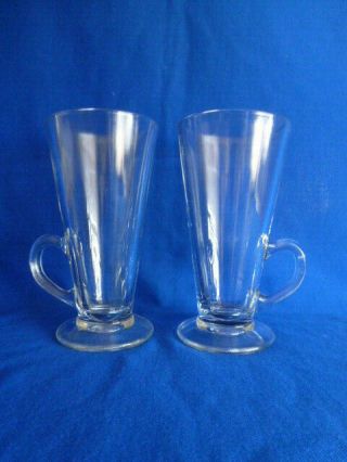 Clear Glass Irish Coffee Mugs 381 2