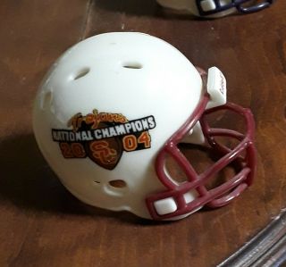 2004 Usc Trojans National Champions Custom Pocket Pro Size Helmet.