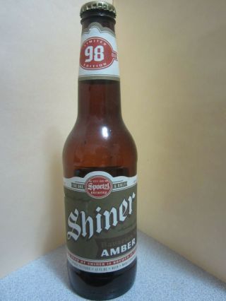 Shiner 98 Amber Beer Bottle Shiner Texas Brewery