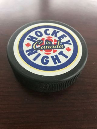 Hockey Night In Canada Cbc Sports Puck Regulation Size Nhl