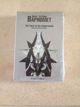 Baphomet The Tarot Of The Underworld (h.  R.  Giger) Rare Collectors Item