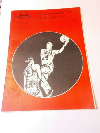 1970 - 71 Michigan Wolverines Ohio State Basketball Program