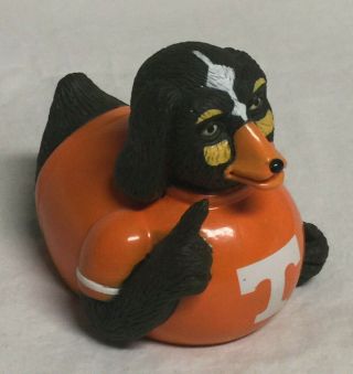 Celebriducks University Of Tennessee " Smokey " Mascot Rubber Duck First Edition