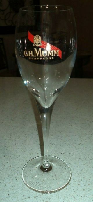 G.  H.  Mumm Champagne Glass