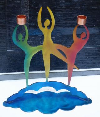 Lynn Rae Lowe Candlesticks Candle Holder Sabbath Whimsical Art Sculpture Wedding