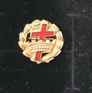 Watchtower Related Child Size Cross,  Crown And Wreath Pin