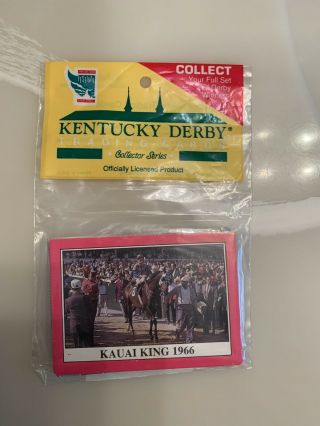 Kentucky Derby Trading Cards 15 Collector Series Kauai King,  Meridian And Others