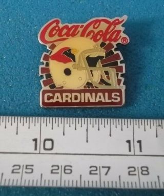 St.  Louis Cardinals Nfl Football Coca - Cola Helmet Logo Brooch Pin N240