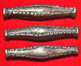 Antique Baule Brass Lost Wax Cast Metal Handmade Beads Ivory Coast African Trade