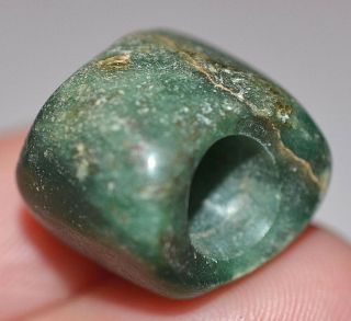 Ancient Excavated Serpentine Stone Dig Bead Found In Nigeria,  African Trade