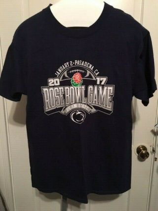 Penn State Nittany Lions 2017 Rose Bowl Game Size Large T - Shirt